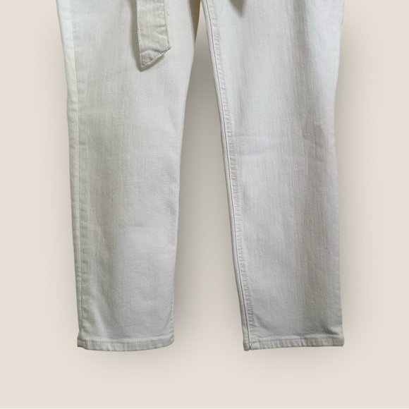 Express White Ankle Cropped Pants - Picture 4 of 12